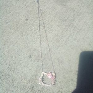 Rare Zales Hello Kitty Diamond Necklace